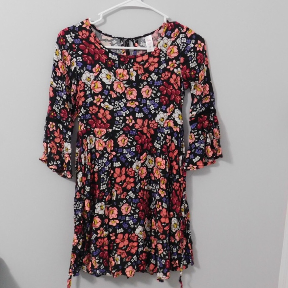 JUSTICE FLORAL DRESS